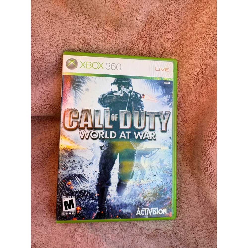 Call of Duty World at War Xbox 360 Activision 2008 CIB Complete with Manual